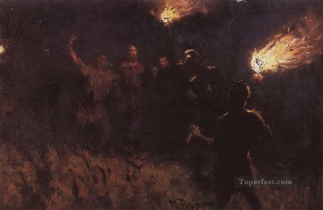  1886 Pintura - tomando a Cristo bajo custodia 1886 Ilya Repin